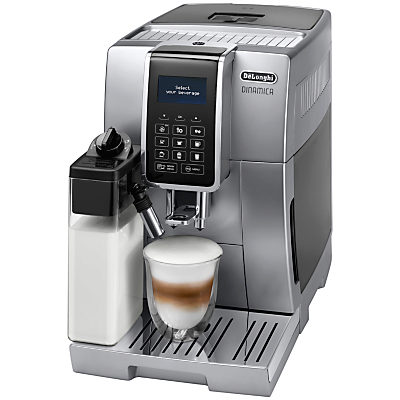 De'Longhi ECAM350.75.SB Dinamica Bean to Cup Coffee Machine, Silver
